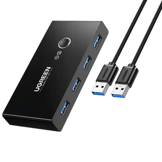 مبدل مشاركة USB 3.0 بأربعة منافذ UGREEN 30768
