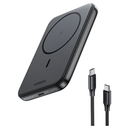 باور بانك UGREEN PB561 مغناطيسي سعة 10000mAh وشحن 20W