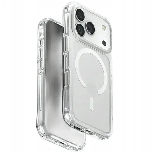 كفر حماية UNIQ HYBRID IPHONE 17 PRO MAGCLICK CHARGING LIFEPRO XTREME (AF) - FROST CLEAR/WHITE | حماية وتصميم أنيق
