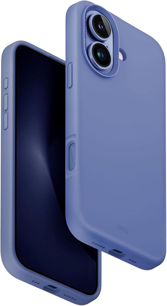 كفر حماية UNIQ HYBRID IPHONE 16 (2024) 6.1 MAGCLICK CHARGING LINO HUE - PEARL BLUE | حماية وتصميم أنيق