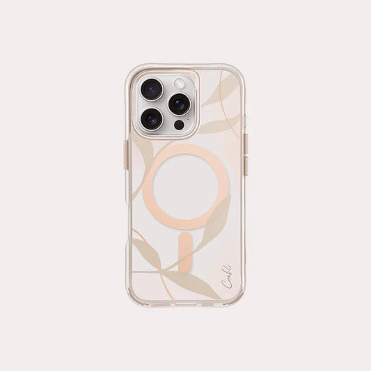 كفر حماية UNIQ COEHL IPHONE 16 PRO (2024) 6.3 MAGNETIC CHARGING VERDURE - SPRING BLOSSOM | حماية وتصميم أنيق