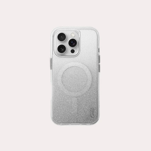 كفر حماية UNIQ COEHL IPHONE 16 PRO (2024) 6.3 MAGNETIC CHARGING LUMINO - SPARKLING SILVER | حماية وتصميم أنيق