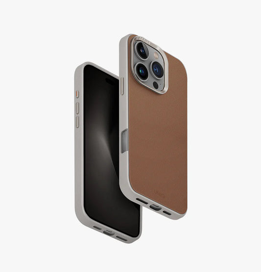 كفر حماية UNIQ Hybrid iPhone 16 Pro MagClick Charging Lyden DS - Caramel | حماية وتصميم أنيق