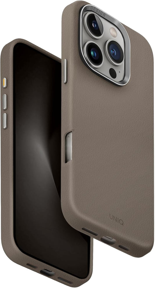 كفر حماية UNIQ HYBRID IPHONE 16 PRO MAGCLICK CHARGING LYDEN DS - NATURAL | حماية وتصميم أنيق