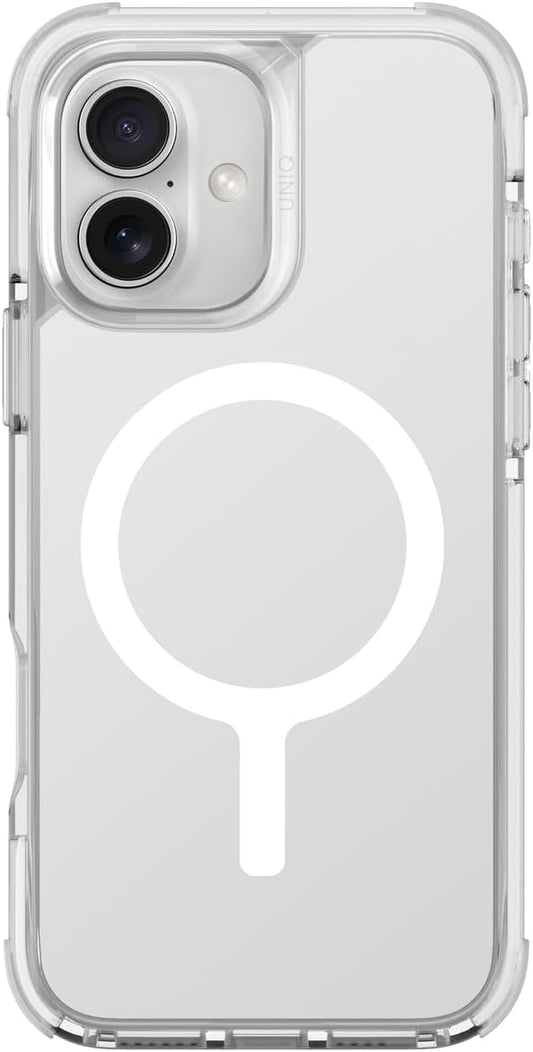 كفر حماية UNIQ HYBRID IPHONE 16 PRO (2024) 6.3 MAGCLICK CHARGING COMBAT (LUMINOUS) - LUME-WHITE | حماية وتصميم أنيق
