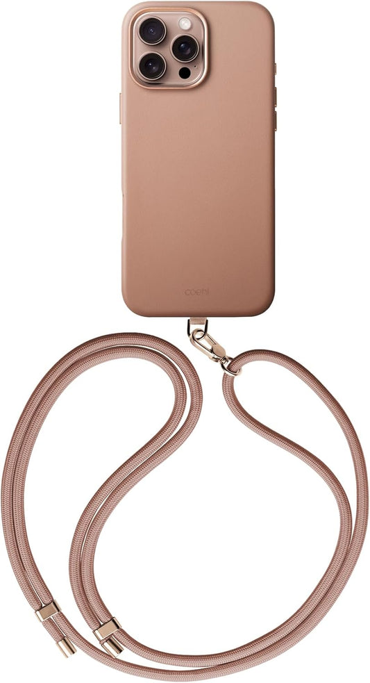 كفر حماية UNIQ COEHL IPHONE 16 PRO (2024) 6.9 MAGNETIC MUSE CHARGING - DUSTY NUDE | حماية وتصميم أنيق
