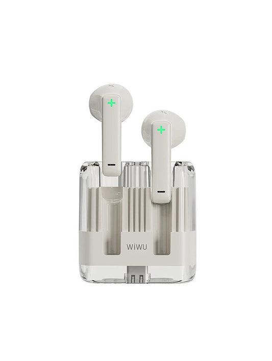 سماعات أذن لاسلكية من WIWU موديل T21 مع Bluetooth لاسلكي