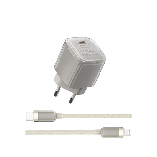 شاحن من WIWU موديل Wi- U016 مع 20W وGaN