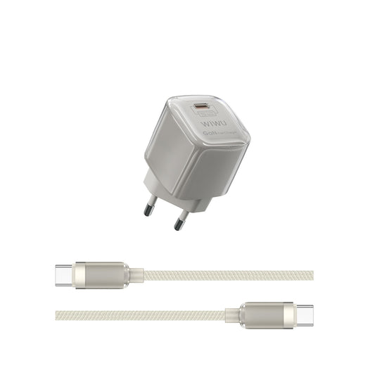 شاحن من WIWU موديل Wi- U017 مع 30W وGaN