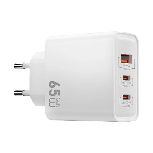 شاحن من WIWU موديل Wi-G005 EU مع 65W وGaN
