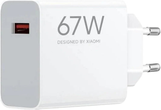 شاحن سريع Travel Charger HyperCharge Type-A 67W White EU – BHR07SKEU من شاومي – 67W