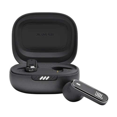 سماعة بلوتوث JBL Live Flex اللاسلكية بعزل ضوضاء تكيفي وبطارية 40 ساعة مقاومة للماء والغبار