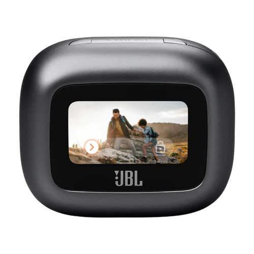 سماعات JBL Live Flex 3 بصوت Hi-Res وعلبة شحن ذكية بشاشة لمس مع 6 ميكروفونات