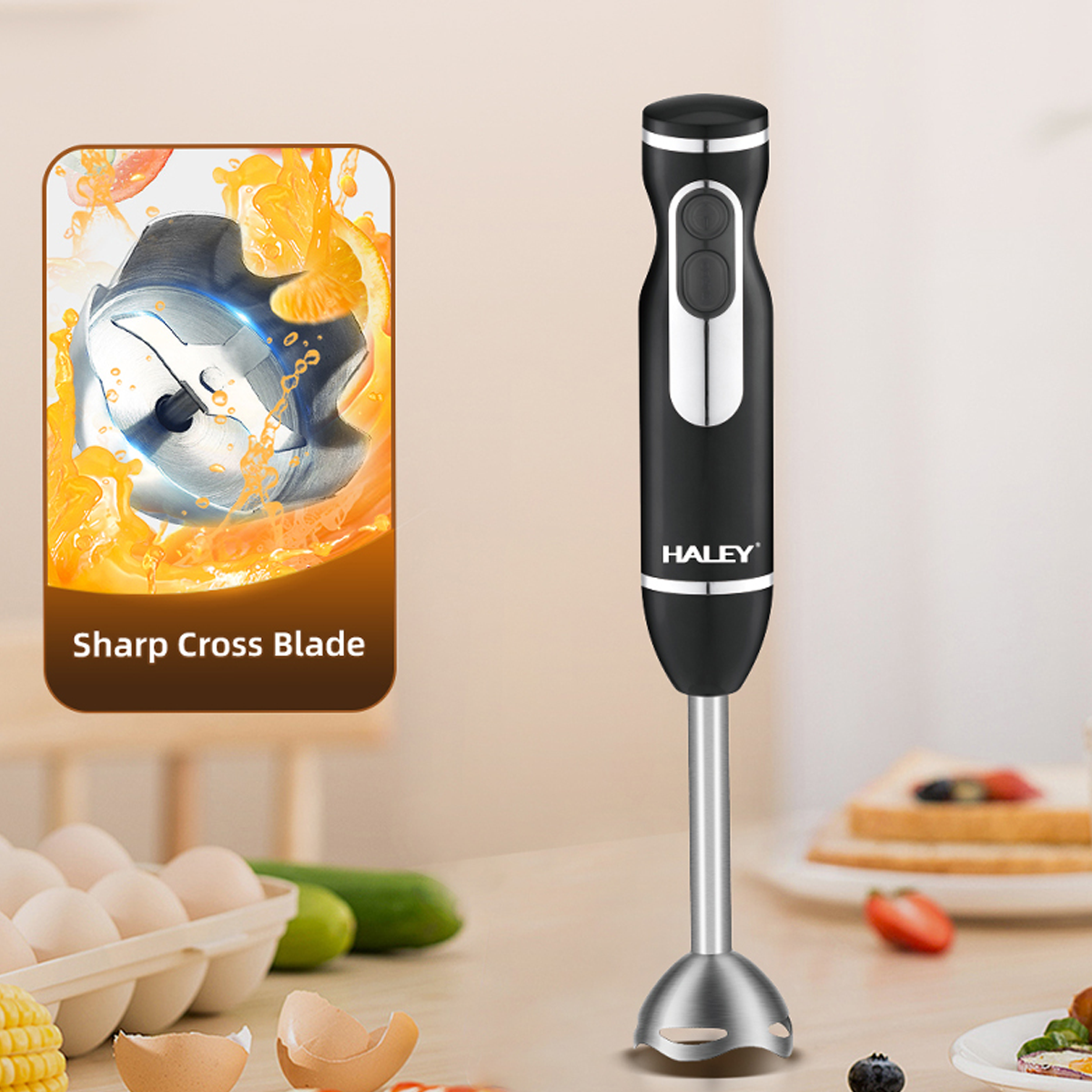 هاند بلندر كهربائي قوة 1200 واط للاستخدام المنزلي ماركة HALEY هاند بلندر كهربائي قوة 1200 واط للاستخدام المنزلي ماركة HALEY