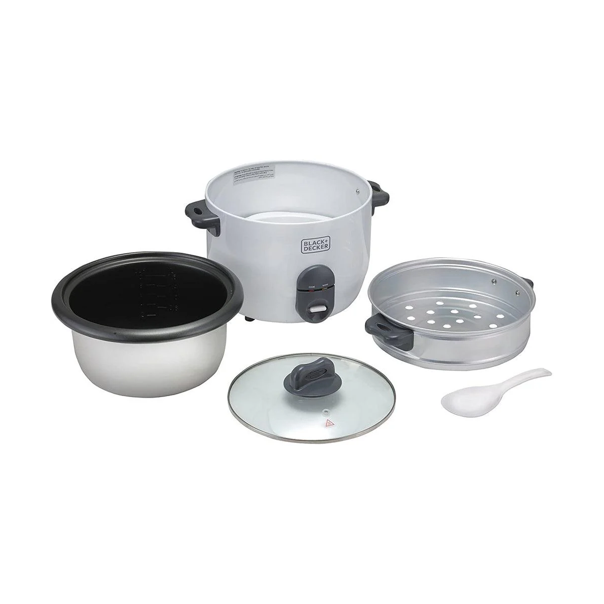 طنجرة طهي الأرز سعة 1.8 لتر بقوة 700 واط مقاومة للالتصاق من Black & Decker طنجرة طهي الأرز سعة 1.8 لتر بقوة 700 واط مقاومة للالتصاق من Black & Decker