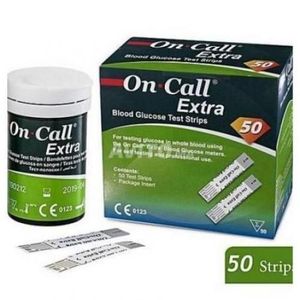 شرائح قياس السكر أمريكية أصلية On Call Extra – دقة وسرعة عالية / On Call Extra Original US Blood Glucose Test Strips – Accurate & Fast شرائح قياس السكر أمريكية أصلية On Call Extra – دقة وسرعة عالية / On Call Extra Original US Blood Glucose Test Strips – Accurate & Fast