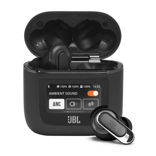سماعات JBL Tour Pro 2 اللاسلكية بعلبة شحن ذكية وعزل ضوضاء تكيفي و6 ميكروفونات