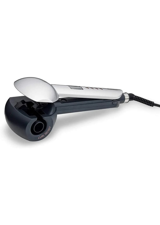 جهاز تمويج وتجعيد الشعر الأوتوماتيكي بشاشة LCD و6 درجات حرارة يستخدم لدى الصالونات ماركة Babyliss
