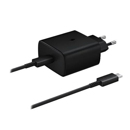 شاحن Samsung 45W فائق السرعة مع كابل USB-C إلى USB-C بطول 1.8 متر