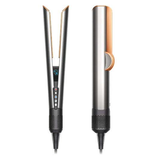 بكج ستريتنر وفير 2 بـ 1 لفرد وتجفيف الشعر المبلل والجاف بالهواء مع شاشة LCD وتحكم حراري ماركة Dyson