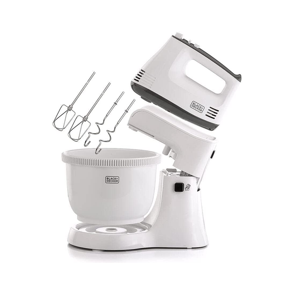 عجانة/خفاقة يدوية بـ 5 سرعات عالية مع وظيفة التيربو قوة 300 واط من Black & Decker