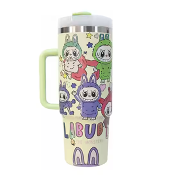 كوب معزول 40oz بتصميم (ستايل Labubu) – يحافظ على البرودة لساعات طويلة كوب معزول 40oz بتصميم (ستايل Labubu) – يحافظ على البرودة لساعات طويلة