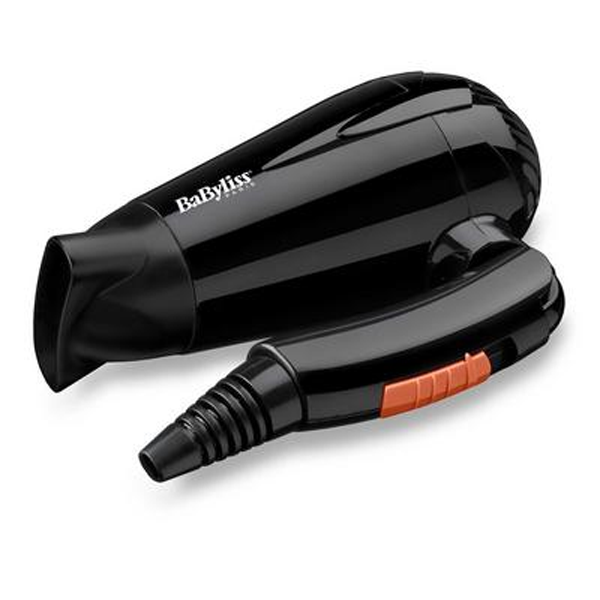 سشوار مجفف الشعر بقوة 2000 واط مع إعدادان للحرارة قابل للطي ماركة BaByliss سشوار مجفف الشعر بقوة 2000 واط مع إعدادان للحرارة قابل للطي ماركة BaByliss