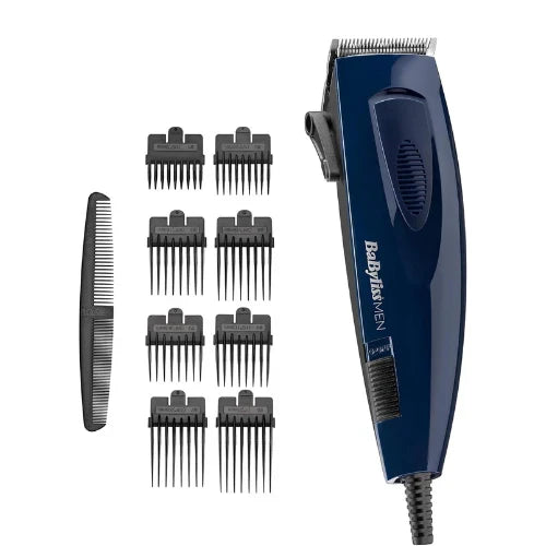 ماكينة حلاقة الشعر بشفرات ستانلس ستيل عرض 45 مم مع 8 أمشاط و9 أطوال قص ماركة Babyliss