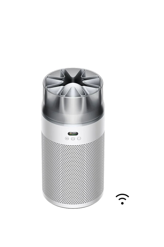 جهاز تنقية الهواء مع فلترة كهروستاتيكية وكربون نشط Dyson HushJet HJ10 مع تطبيق MyDyson للمنزل والمساحات الكبيرة