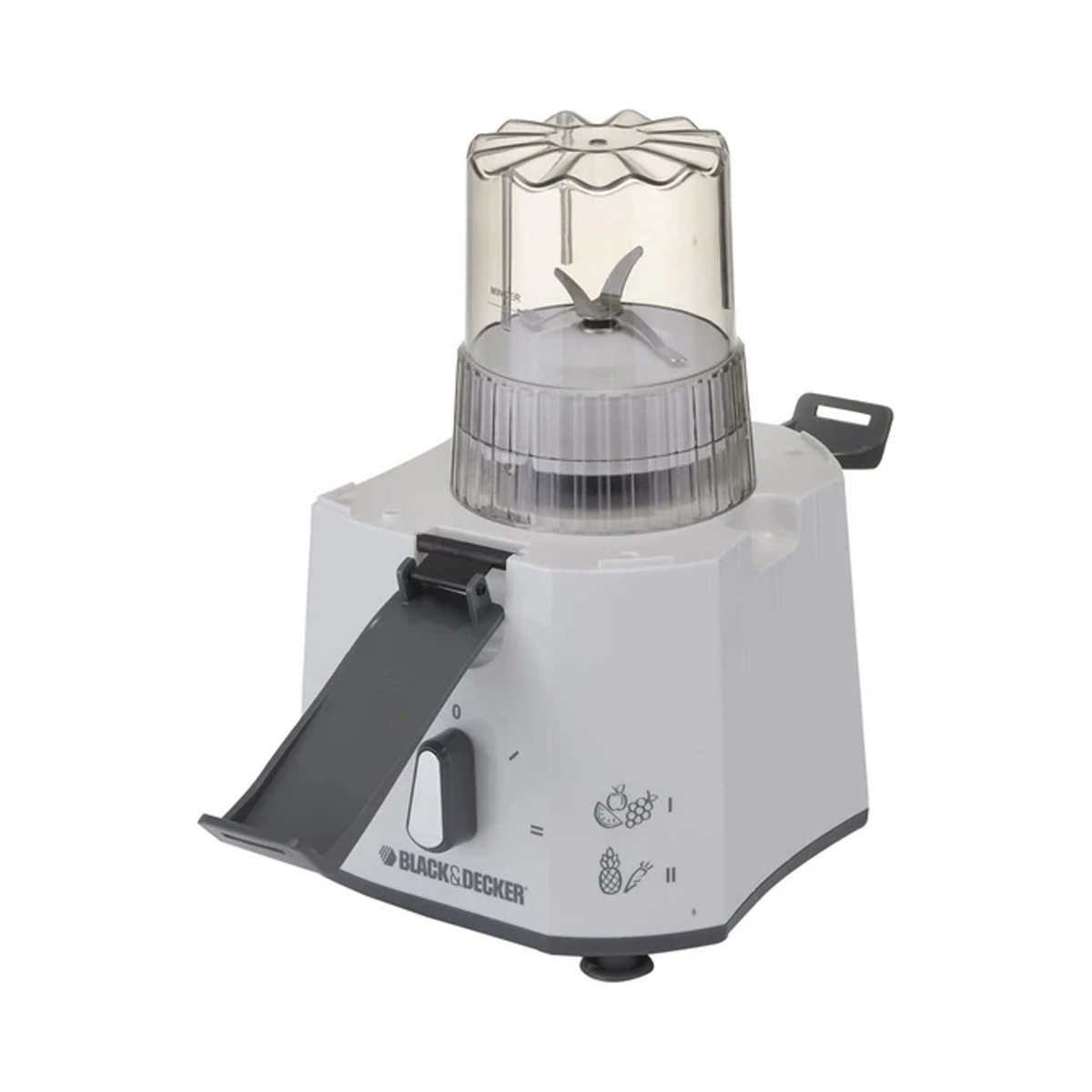 محضرة طعام 4 بـ 1 عصارة وخلاط ومفرمة ومطحنة قوة 500 واط ماركة Black&Decker محضرة طعام 4 بـ 1 عصارة وخلاط ومفرمة ومطحنة قوة 500 واط ماركة Black&Decker
