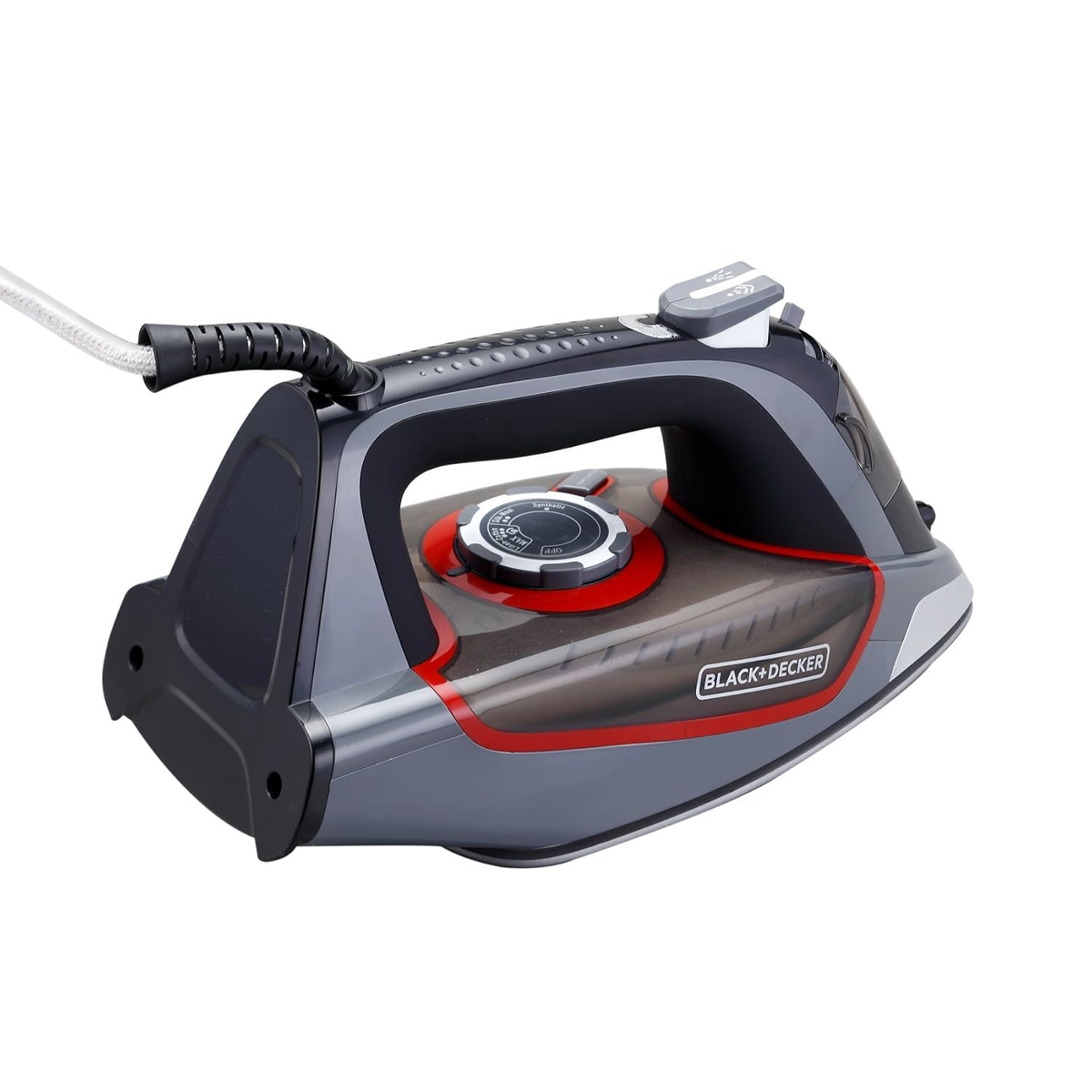 مكواة بخار بـ قاعدة من سيراميك قوة 2200 واط ماركة Black & Decker مكواة بخار بـ قاعدة من سيراميك قوة 2200 واط ماركة Black & Decker