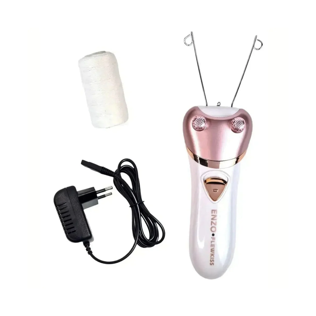 ماكينة الخيط لإزالة شعر الوجه من جذوره بخيوط قطنية ماركة ENZO ماكينة الخيط لإزالة شعر الوجه من جذوره بخيوط قطنية ماركة ENZO