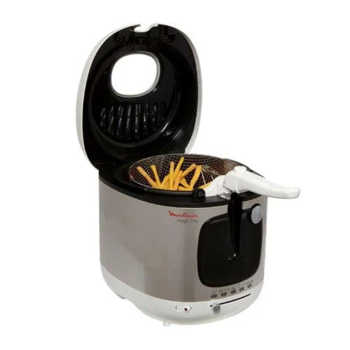 قلاية هوائية AirFryer بسعة كبيرة 3.3 لتر وبقوة 2100 واط مصممة بوعاء غير لاصق قابل للإزالة ماركة Moulinex