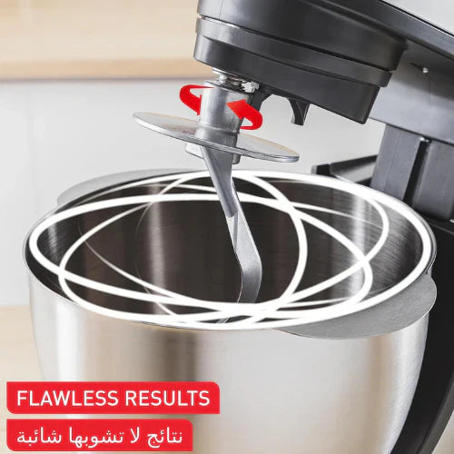 عجانة مولينكس Bake Essential سعة 4.8 لتر بقوة 800 واط مع وعاء ستانلس ستيل عجانة مولينكس Bake Essential سعة 4.8 لتر بقوة 800 واط مع وعاء ستانلس ستيل