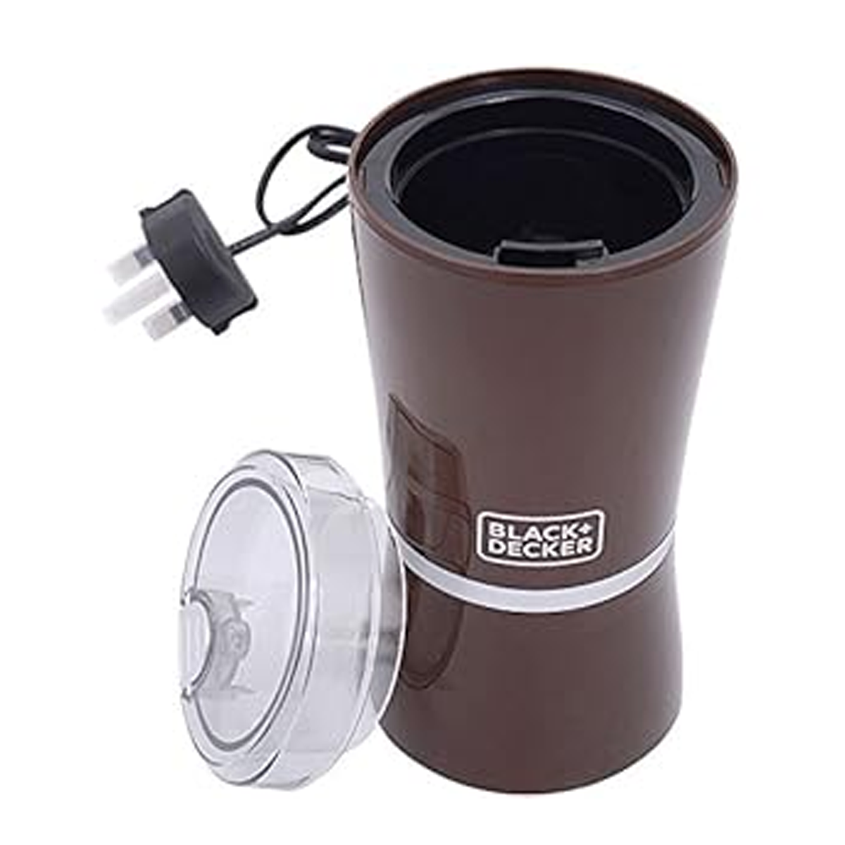 مطحنة قهوة كهربائية محمولة بقوة 150 واط وسعة 60 جرام ماركة Black & Decker مطحنة قهوة كهربائية محمولة بقوة 150 واط وسعة 60 جرام ماركة Black & Decker