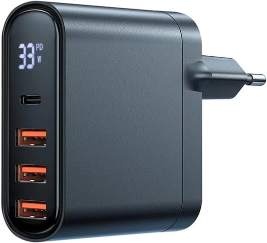 Mcdodo CH-2250 شاحن حائط 33W رباعي المنافذ مع شاشة رقمية