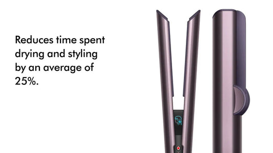 فير وستريتنر 2 بـ 1 لتجفيف وتمليس الشعر بقدرة 1600 واط ع شاشة LCD ماركة Dyson