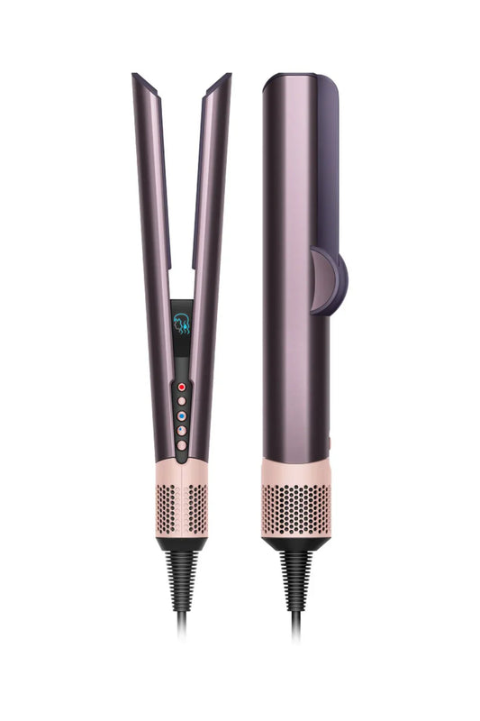 فير وستريتنر 2 بـ 1 لتجفيف وتمليس الشعر بقدرة 1600 واط ع شاشة LCD ماركة Dyson