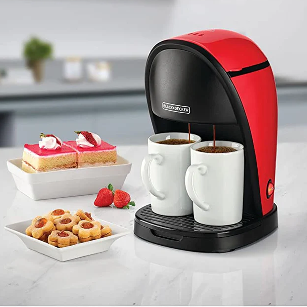 ماكينة صنع القهوة الأمريكية بسعة 2 كوب وخزان مياه 250 مل ماركة Black & Decker ماكينة صنع القهوة الأمريكية بسعة 2 كوب وخزان مياه 250 مل ماركة Black & Decker