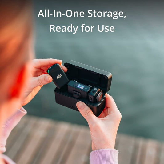 محتويات نظام DJI Mic