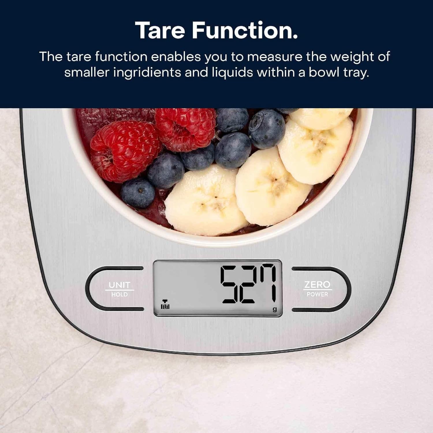 ميزان مطبخ رقمي Nutricook - أثناء الاستخدام