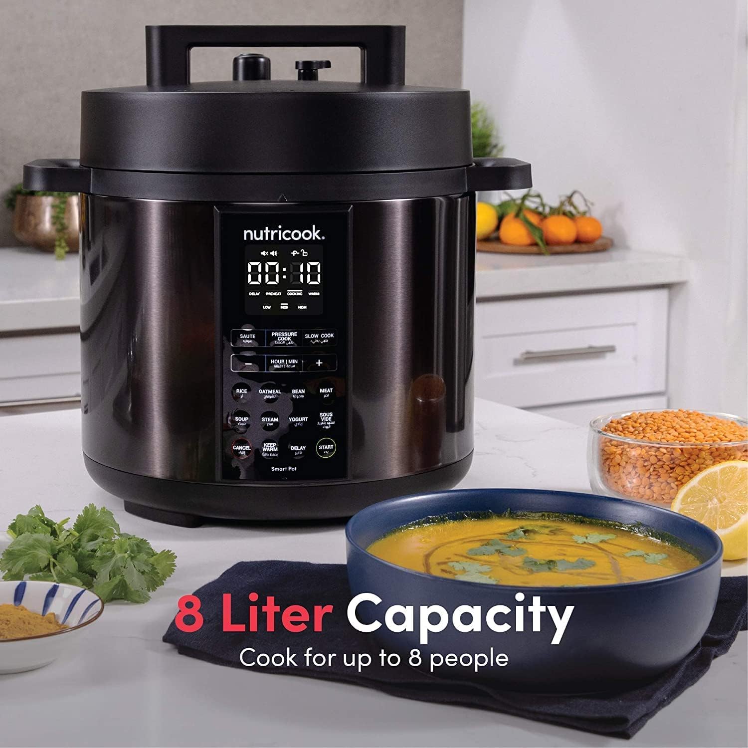 طنجرة ضغط ذكية Nutricook - وعاء الطهي الداخلي