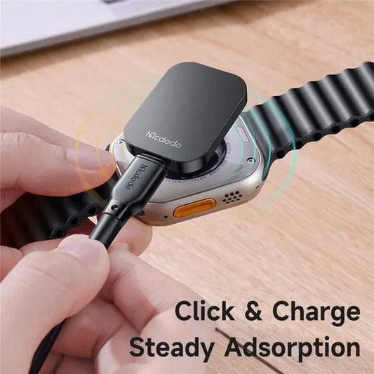 شاحن Mcdodo CH-2061 مغناطيسي لساعة Apple Watch بقوة 3.5W ومنفذ Lightning