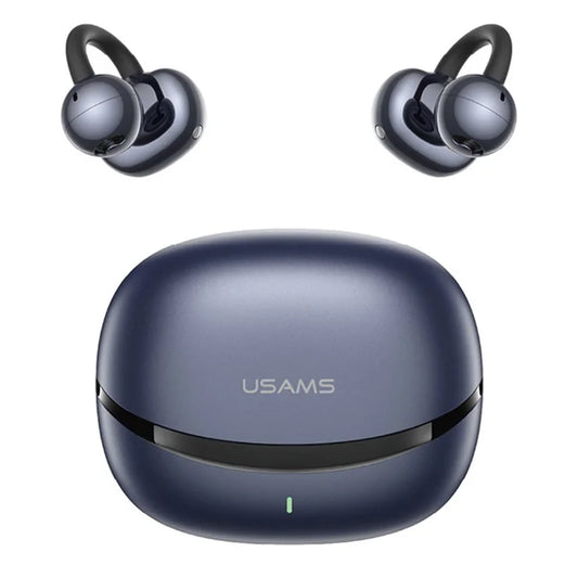 سماعات USAMS Echo R03 Clip-on بلوتوث 6.0 سائق 11mm علبة شحن 400mAh