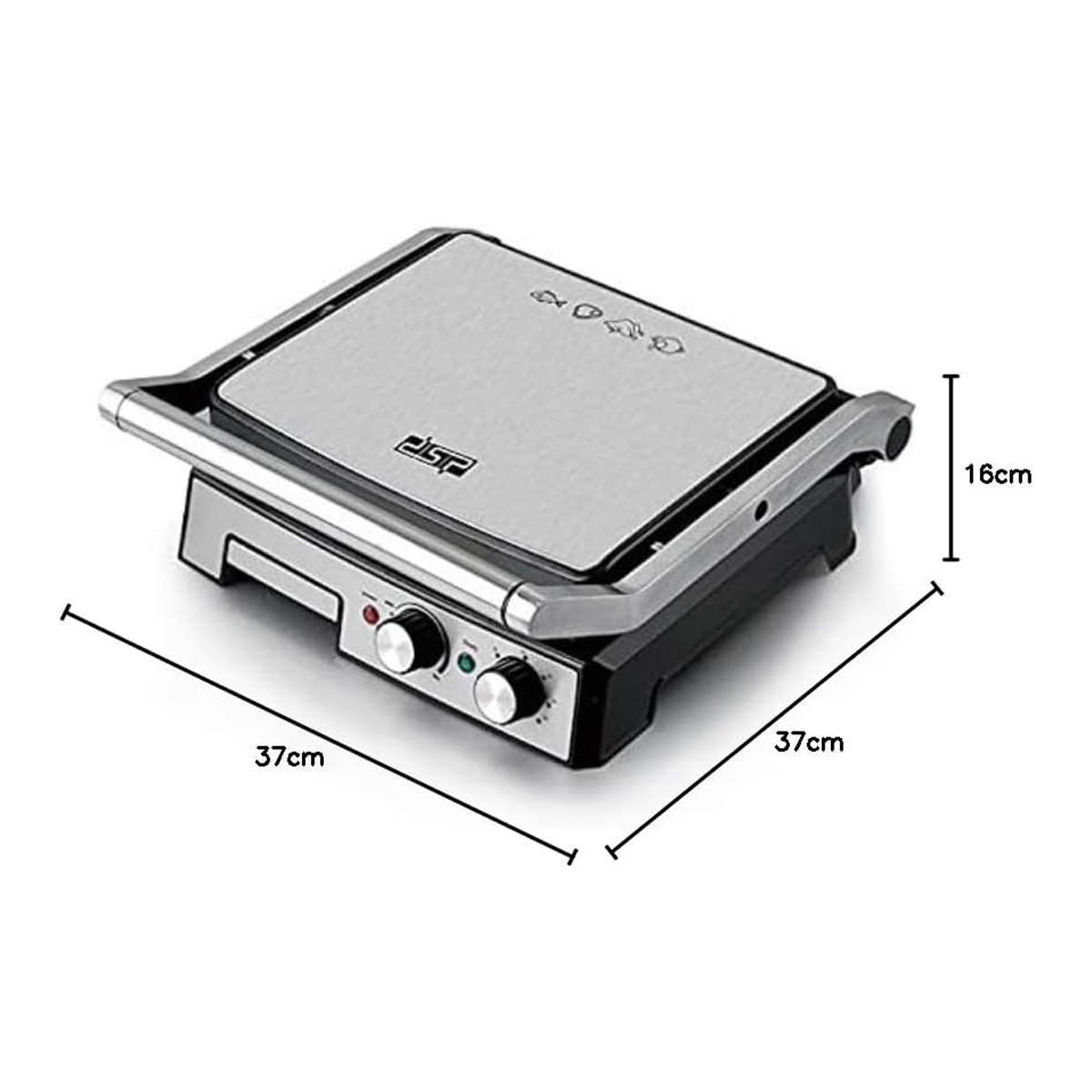 شواية/جريل طعام كهربائية من السيراميك بـ قوة 2000 واط ماركة DSP شواية/جريل طعام كهربائية من السيراميك بـ قوة 2000 واط ماركة DSP