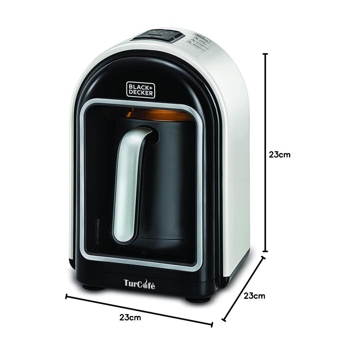ماكينة تحضير القهوة التركية والشوكولاتة الساخنة مع ميزة تسخين الحليب ماركة Black & Decker ماكينة تحضير القهوة التركية والشوكولاتة الساخنة مع ميزة تسخين الحليب ماركة Black & Decker