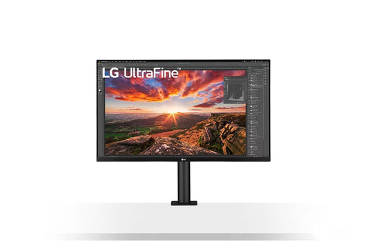 شاشة LG UltraFine 32UN880-B مقاس 32 بوصة 4K IPS مع حامل Ergo للمكتب والمنزل