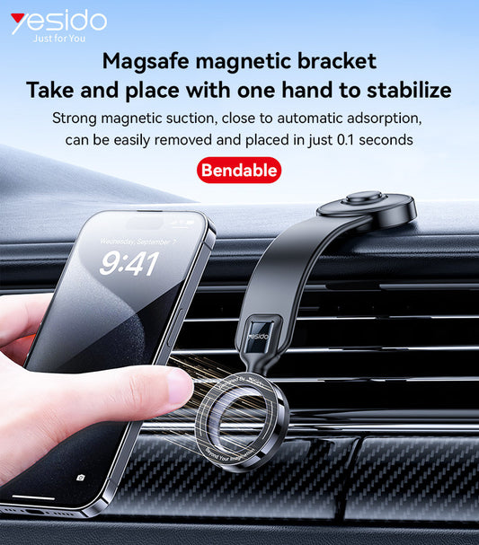 حامل MagSafe قابل للطي بقاعدة نانو ومغناطيس قوي ماركة YESIDO C217