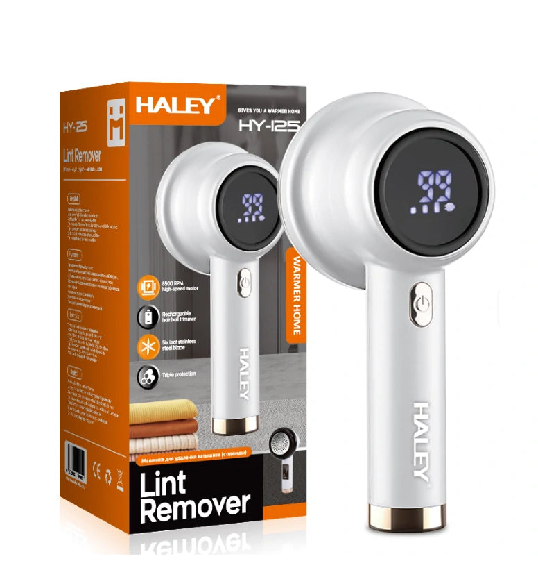 جهاز إزالة الوبر الكهربائية قابلة للشحن بمحرك 8500 دورة وشفرات ستانلس ستيل ماركة HALEY جهاز إزالة الوبر الكهربائية قابلة للشحن بمحرك 8500 دورة وشفرات ستانلس ستيل ماركة HALEY