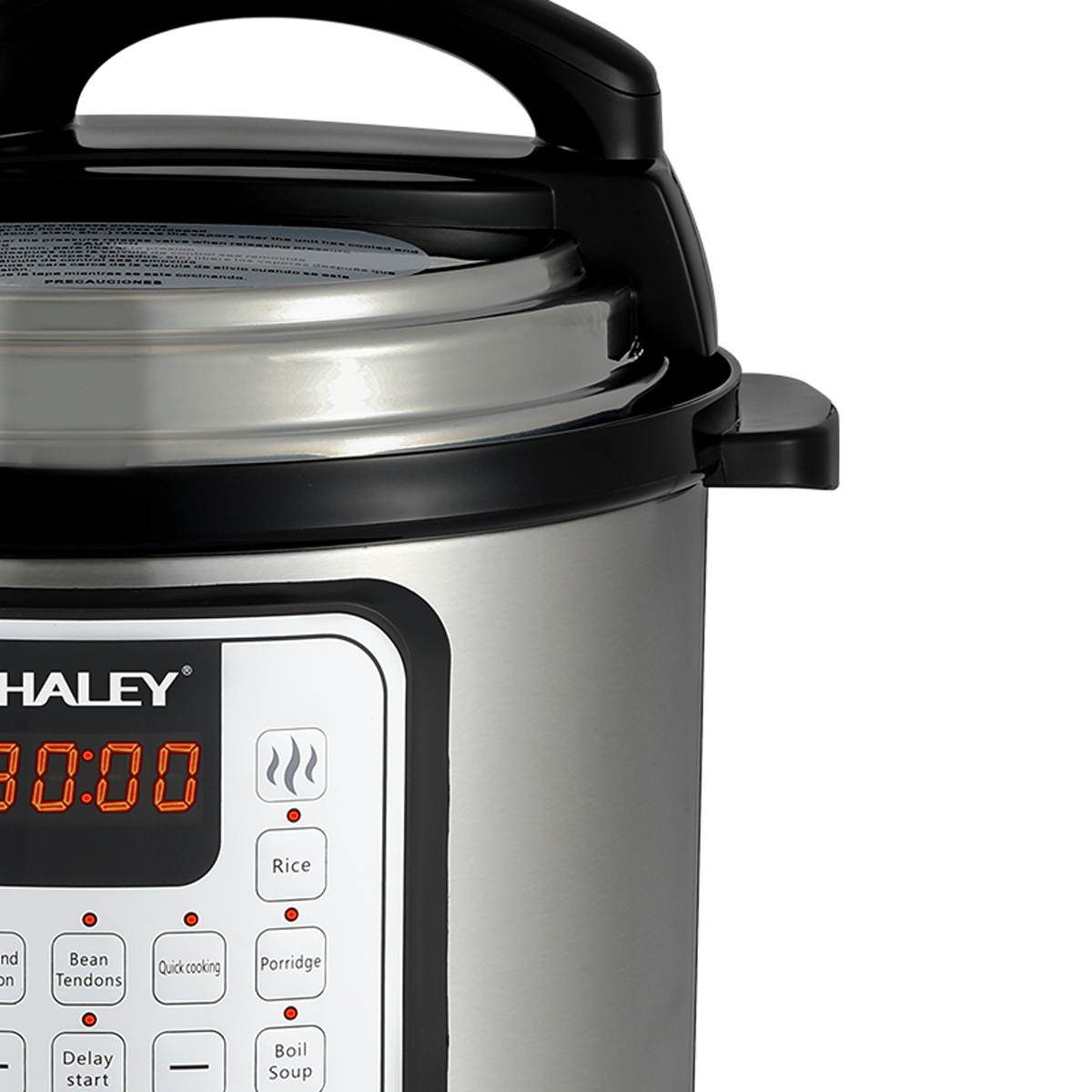 طنجرة ضغط كهربائية للطهي الطعام بقوة 1200 واط من الفولاذ المقاوم للصدأ ماركة HALEY طنجرة ضغط كهربائية للطهي الطعام بقوة 1200 واط من الفولاذ المقاوم للصدأ ماركة HALEY
